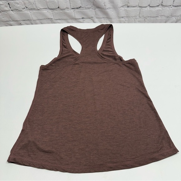Vuori Lux Performance Racerback Tank Chestnut Heather size L - Picture 3 of 9